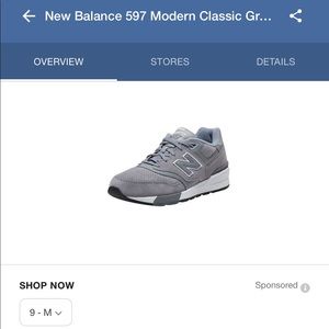 New Balance 597 // Grey